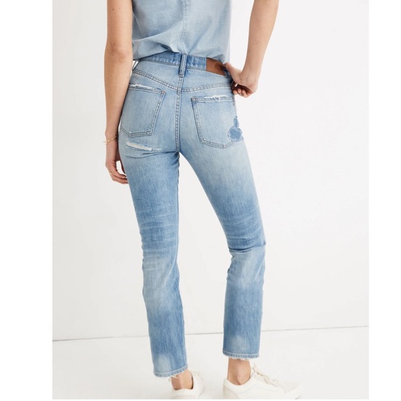 Madewell The Perfect Vintage Jean: Heart Patch Edition Size 27 - Picture 3 of 16